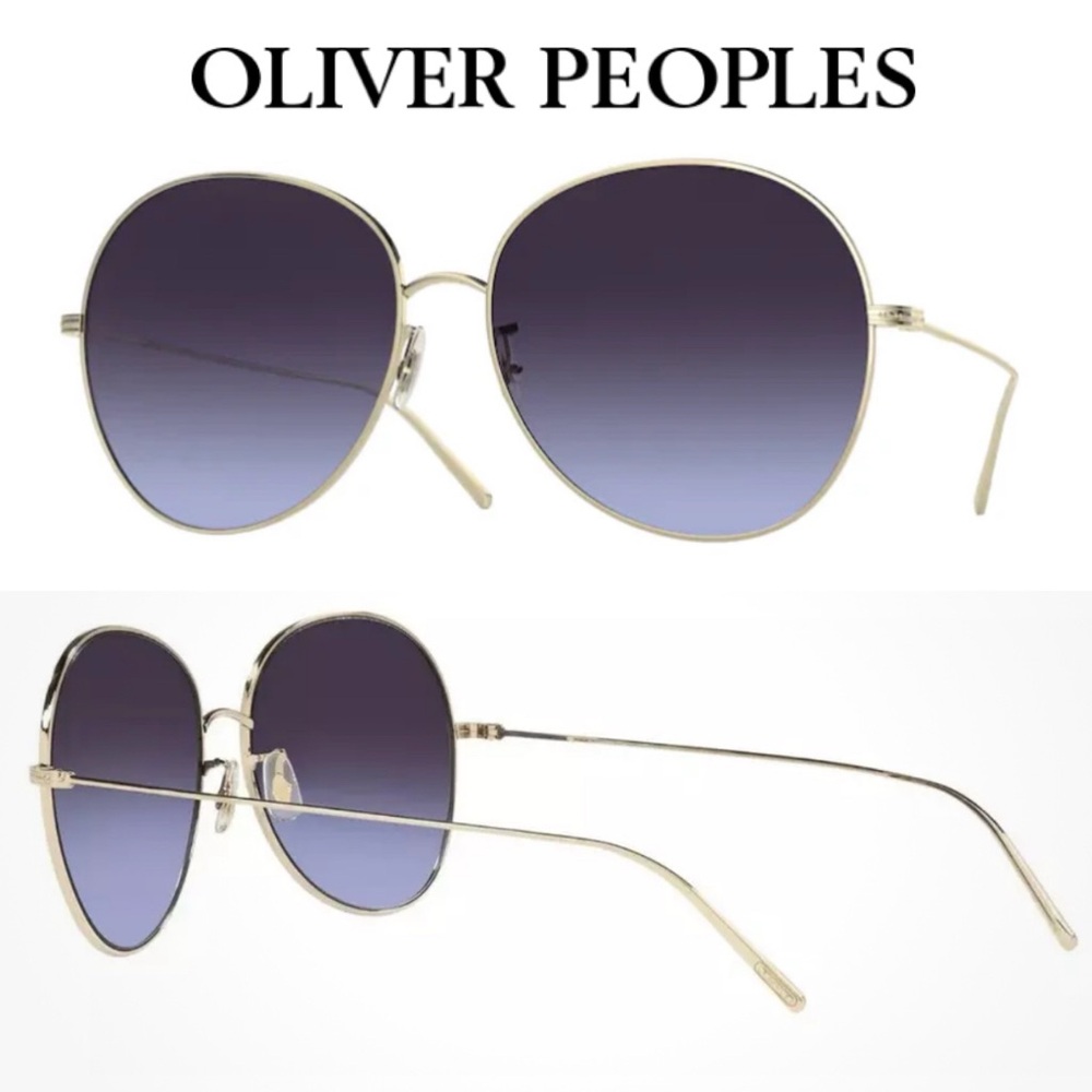 Oliver Peoples 0OV 1289S YSELA 503579 Gold/Blue Gradient Sunglasses 440$